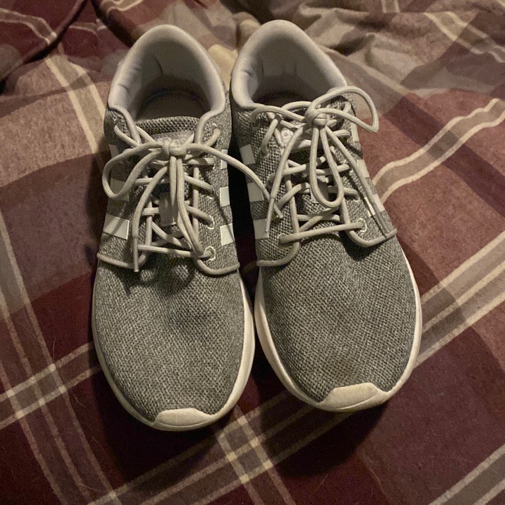 Adidas grey cloud foam shoes- size 8